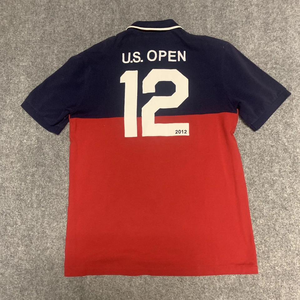 Camisa polo de golf 2012 US OPEN Ralph Lauren para hombre M The Open Pro Fit Big Pony #12 Foto 2 de 4