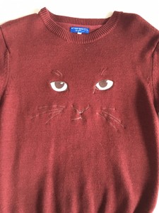cat wool sweater