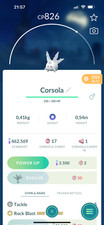 Pokémon Go | Corsola Galarian | Trade 20K St...