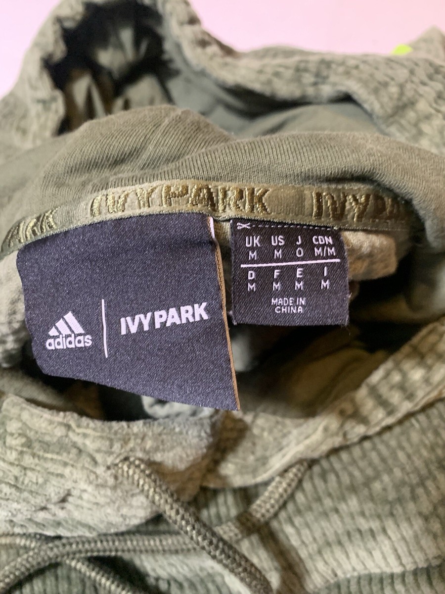 Ivy Park Adidas IVP Hoodie Green Wild Pine Green Corduroy HC6016