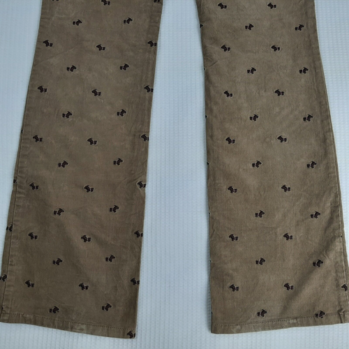 Pantalones de pana vintage Lilly Pulitzer para mujer talla 2 ins 32 marrón Scottie Dog - Imagen 15 de 18