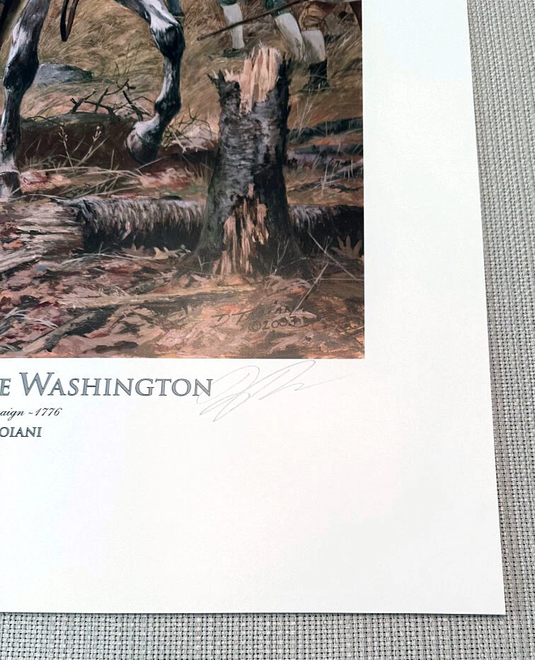 Генерал Джордж Вашингтон печать Дон Трояни войны за независимость 1776 Нью-Йорк кампании - Изображение 3 из 3