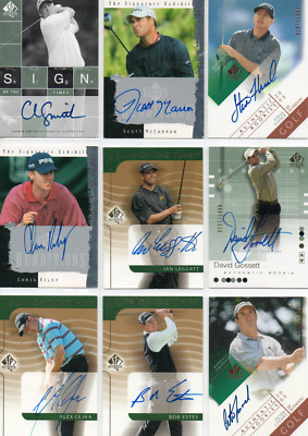 Golf - Upper Deck - SP Authentic - Autograph & Game Used Relic Selection NM