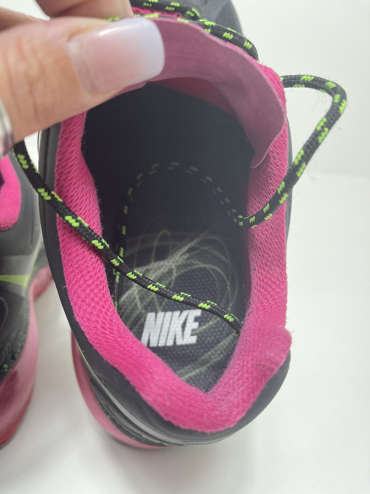 Womens NIKE AIR MAX + 2012 ANTHRACITE-PINK SPARK … - image 8
