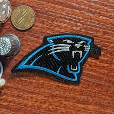 Carolina Panthers Patch NFL Football Sports Embroidered Iron On Patch 1.5x2.75"