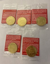 McDonalds 50 Years Of Big Mac Collector Coins MacCoin Complete Set Mint