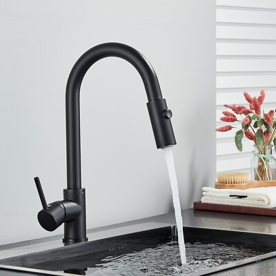 Küchenarmatur Schwarz/Nickel/Chrom Mit 3 Wege-Funktion – Wasserhahn Mit Filteranschluss & Keramikventil, Bleifrei