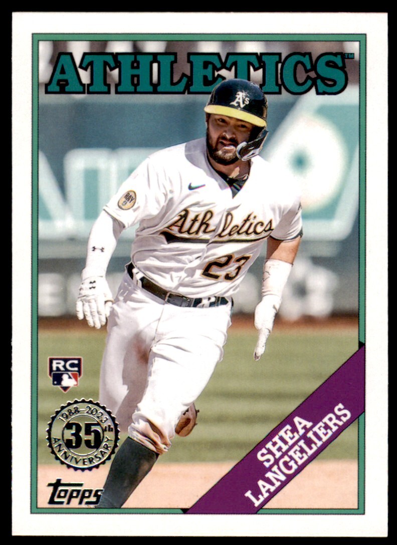 2023 Topps 1988 Baseball #T88-16 Shea Langeliers RC Oakland