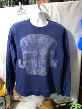 London England Sweatshirt London Large Crew Neck Vintage VTG