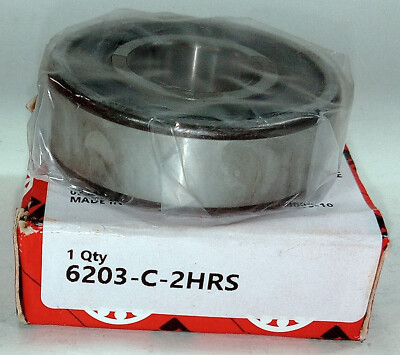 1 NEW FAG 6203-C-2HRS RADIAL DEEP GROOVE BALL BEARING NIB ***MAKE OFFER***