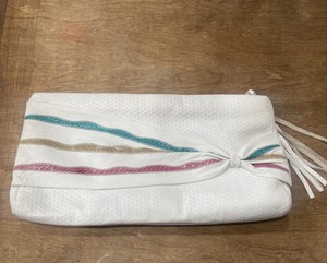 Designs By Marcel Vintage 80S Clutch White Large Vintage