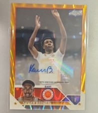 2023 Chrome McDonald All American Xavier Booker Gold Wave Refractor Auto 18/50