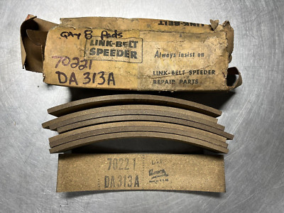 70221  Link Belt   Speeder BRAKE PAD SET  8 Pads  DA313A