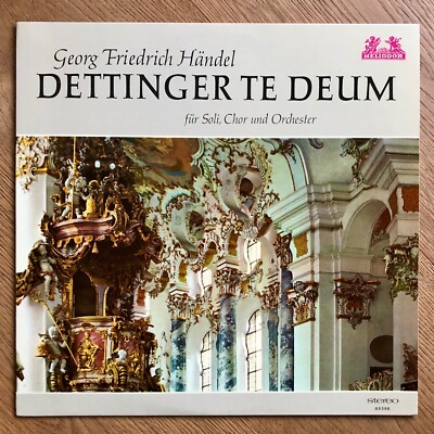 HÄNDEL Dettinger Te Deum | Wheeler, Laurence, Ferrante, Schulze | LP Heliodor NM