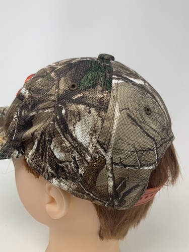 Under Armour Camo Youth Adjustable Hat Cap Orange Logo Polyester Baseball-RARE - Picture 6 of 9