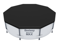 Bestway Flowclear Pvc-Poolabdeckung 370 Cm - Schwarz