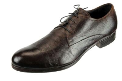 Mens leather Oxford Alexander Hotto shoes colors brown made in italy sz 44 Alexander Hotto Brown suede Leather Boots Men main image 3