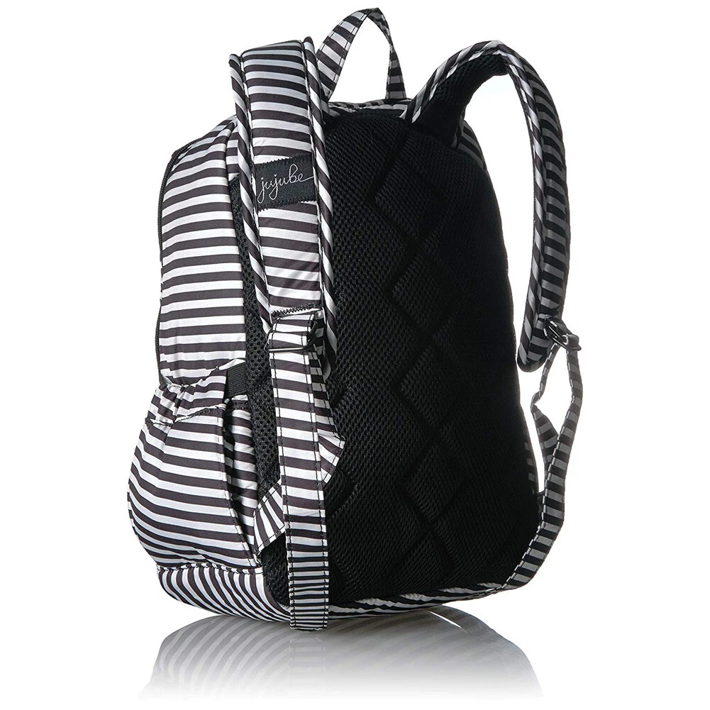 Ju Ju Be Onyx MiniBe Backpack Diaper Bag Day Bag Black Magic eBay