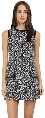 Neil Barrett, Neil Barrett 243220 Womens Sleeveless Short Shift Dress Multicolor Size 38