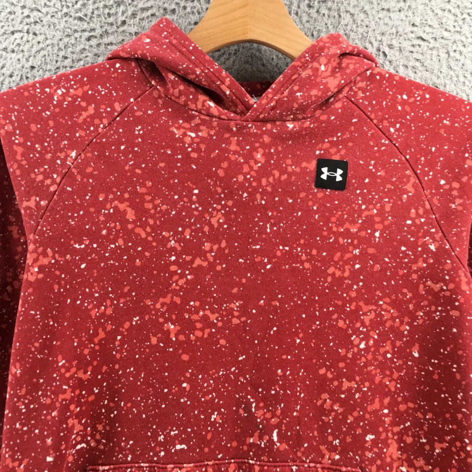 Sudadera y sudadera Under Armour Rival estampada polar juvenil XL roja manga larga Foto 2 de 4