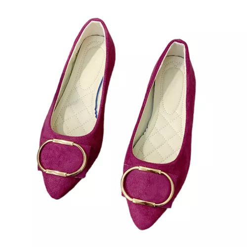 Bequemer modischer eleganter Damenschuh rutschfest flache Schuhe Slipper flache Party - Bild 66 von 75