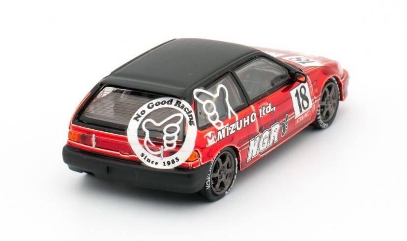 INNO64 Honda Civic SiR EF9 JDM Mizuho No Good Racing 1/64