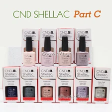 CND SHELLAC UV Gel Nail Polish Base Top Coat 7.3ml 0.25oz Pick ANY Color PART C