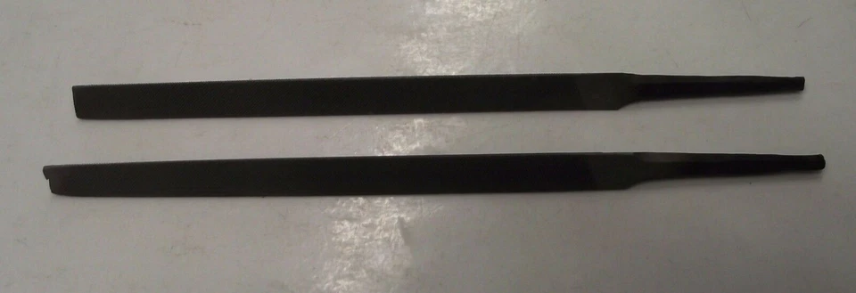 OEM WF&K 18056 6" Three Square Second Cut File 2pcs. - Image 2 of 2