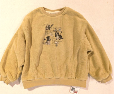 Gr.120/130 *Neu Kinder Fleece Pullover Jungen Mädchen Winter Pulli Langarmshirt