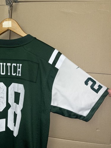 VINTAGE NY NEW YORK JETS #28 BUTCH JERSEY YOUTH XL NIKE NFL AMERICAN FOOTBALL - Picture 5 of 17