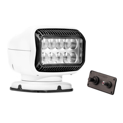 Golight 20204Gt Gt Series Led White Hard Wired Dash Control Permanent Mount 12V