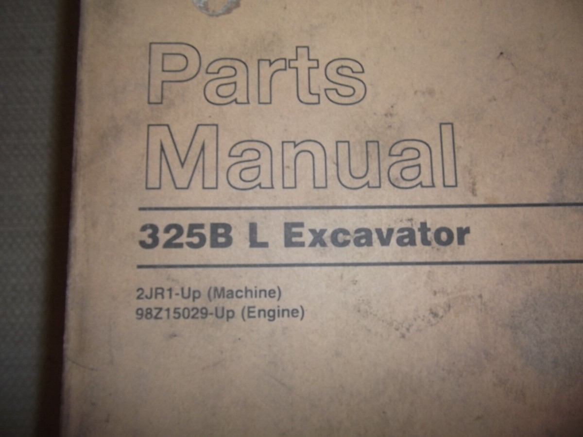 CAT CATERPILLAR 325B L EXCAVATOR PARTS BOOK MANUAL CATALOG S/N