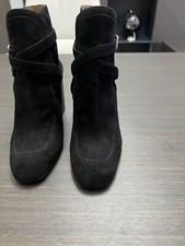 Laurence Dacade Womens New Black Suede Ankle Bootie Ht 4" Size 38
