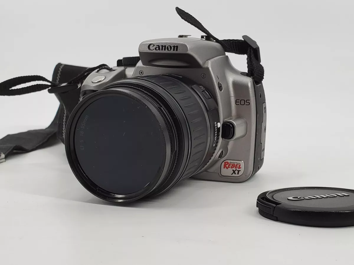 Canon DS126071 EOS Digital Rebel XT 8.0MP SLR Camera W Canon EFS