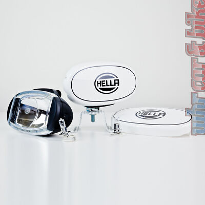 Hella Comet FF 550 High Beam Headlight Set Ref 12.5 12V 55W Headlamps + Caps