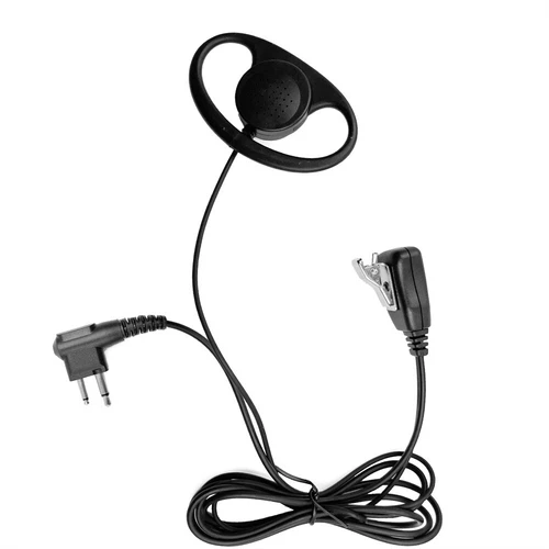 5 piezas D Auricular Auricular Auriculares Micrófono Para Motorola Radio Seguridad 2 Pin Walkie NUEVO - Imagen 10 de 12