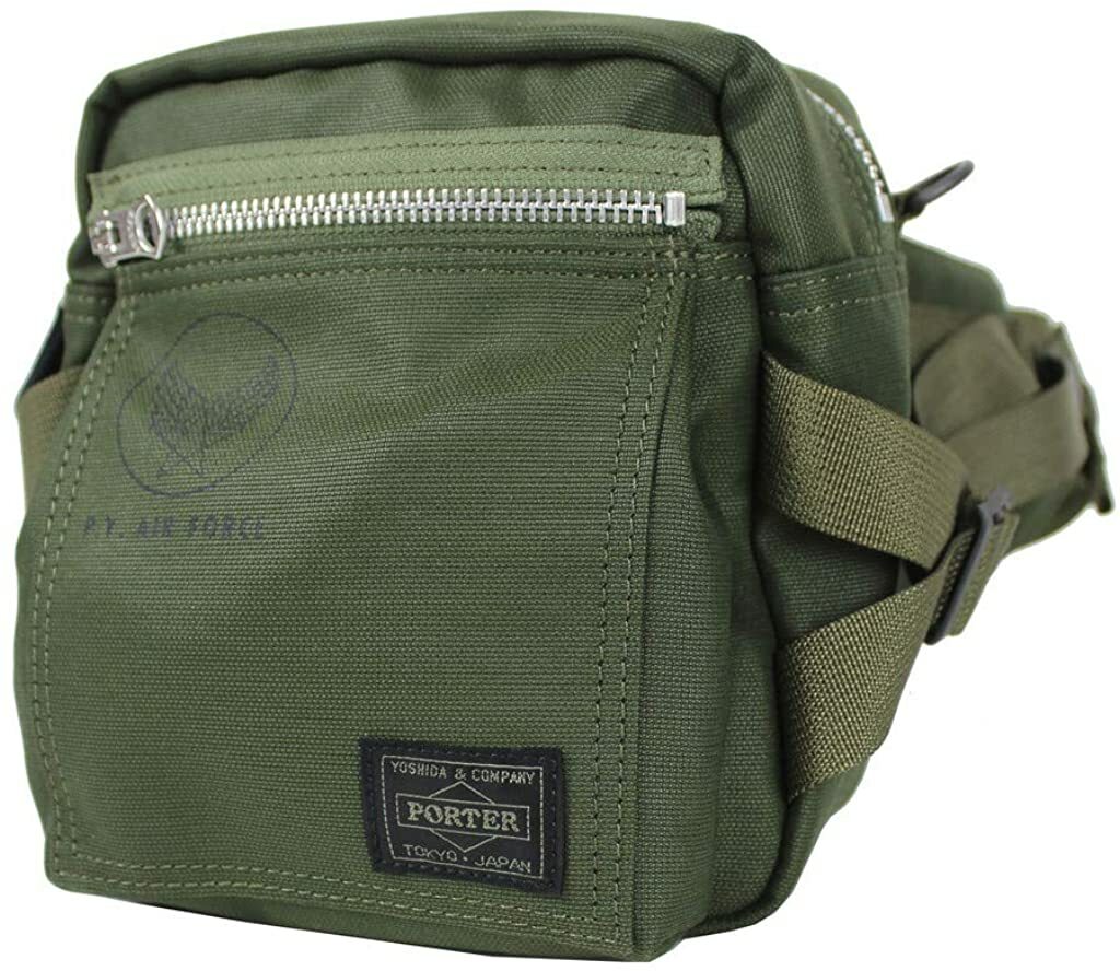 Поясная СУМКА для тела Yoshida Bag PORTER FLYING ACE Olive 863-16810 СДЕЛАНО В ЯПОНИИ 91690₽