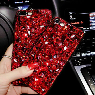 For Galaxy Z Flip 3 4 5G Diamond Crystal Bling Glitter Protective Phone Case