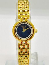 Exc 5 Raymond Weil Geneve 5806-2 Watch Quartz Gold Black Used Working