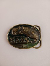 Limited Edition 1986 Bass Member Belt Buckle Fisherman Angler Gift