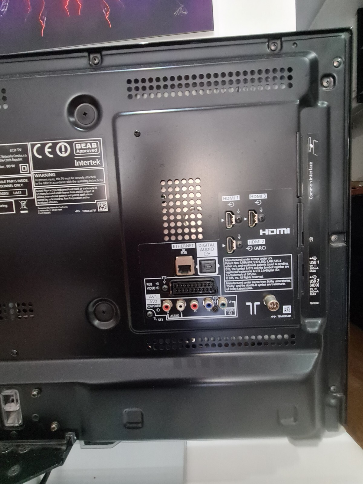 Panasonic Viera TV + Remote TX L32E6B 32" Grey eBay