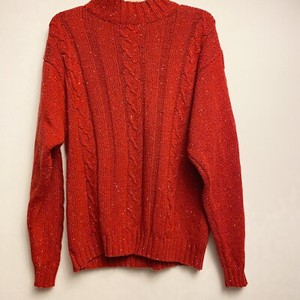 womens red ski sweater