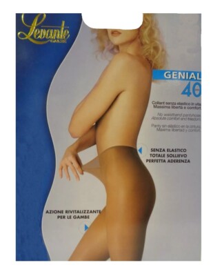 Women's tights LEVANTE 40 den without elastic waist perfect fit article GENIAL 4
