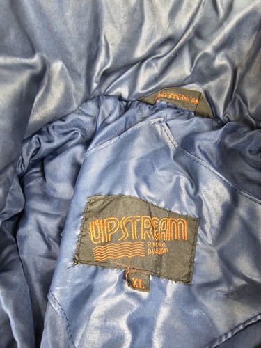 UPSTREAM Racing Division Nylon Jacket North Dakota Flag Vintage Men's Size XL - Picture 6 of 22