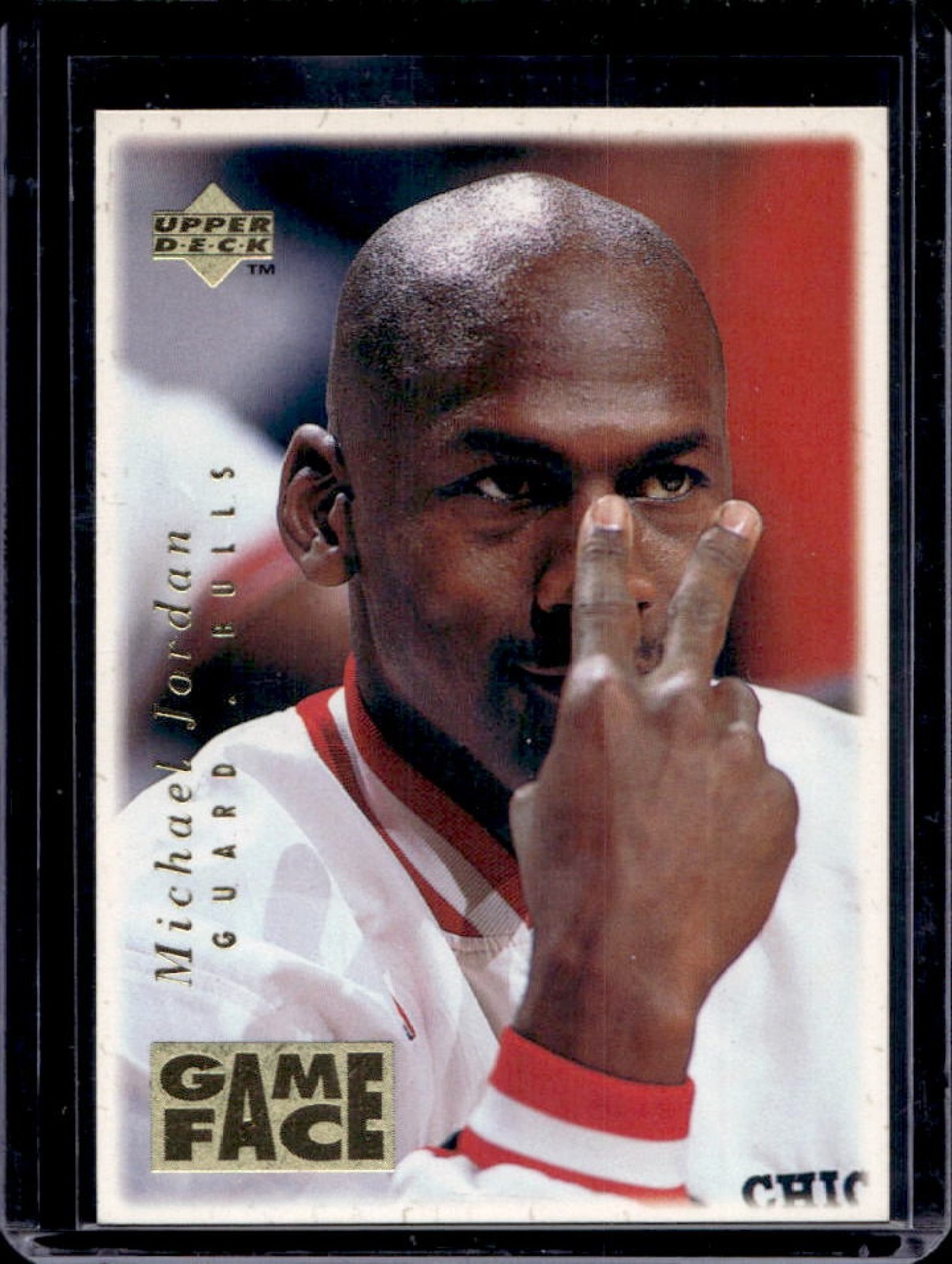 1996-97 Upper Deck Collector's Choice Michael Jordan Game Face #GF2 Bulls