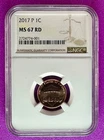 2017-P Lincoln Shield Cent — photo from another recent sale