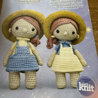 Gemmi Astrologie Sternzeichen Amigurumi Häkelanleitung Spielzeug Puppen Carla Mitrani 