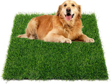 Grass Pad Dogs Potty 33X20.8" Dog Grass Pad Reusable Pee Fake Grass Mat Pets Use