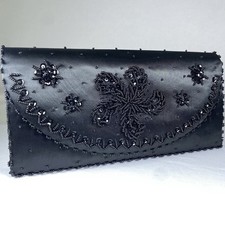 Fortune Mid-Century Clutch Authentic 1950-60  s Hong Kong Evening Beaded Hand Bag