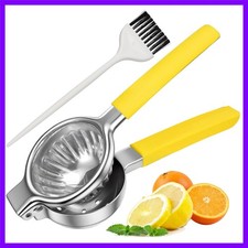 304 Stainless Steel Lemon Squeezer, Free Cleaning Brush Included, Heavy Duty ...